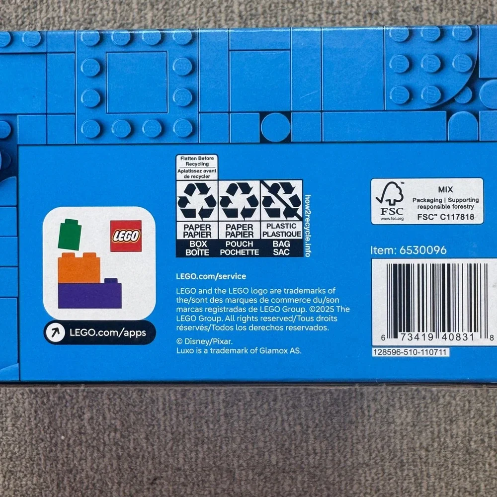 LEGO Ideas 21357 Disney Pixar Luxo Jr. Lamp & Ball Articulated NEW SEALED